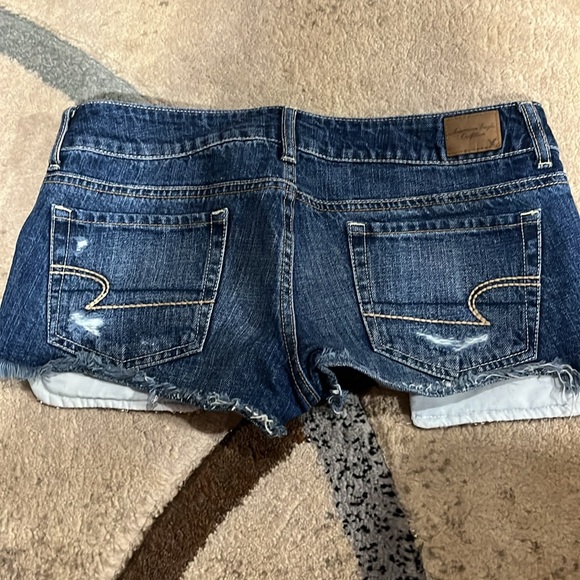American Eagle shorts size 6 sequin pockets - Picture 2 of 4